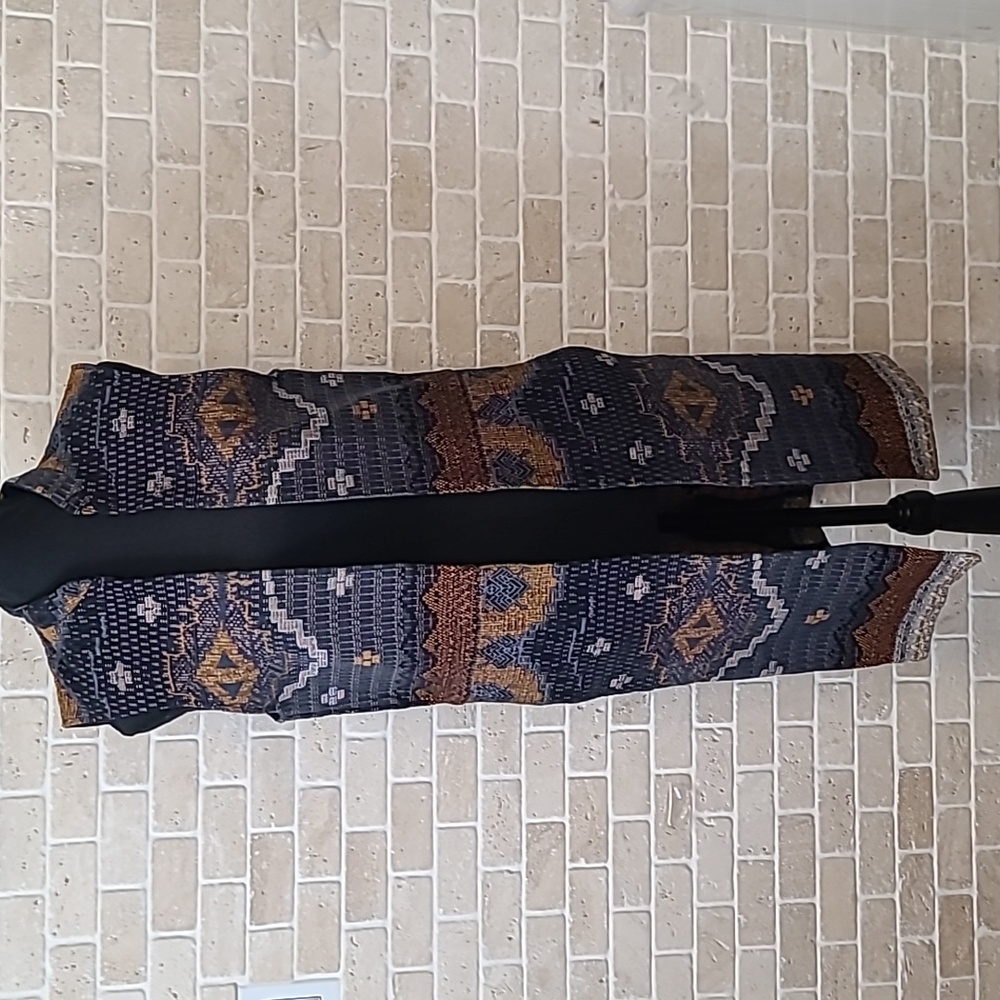 NWOT Mango Geometric Patterned Vest (Sz XS)